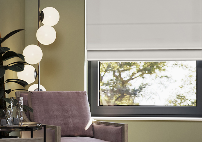Medina, Silver - Twist&Fit Roman Blind - Image 5